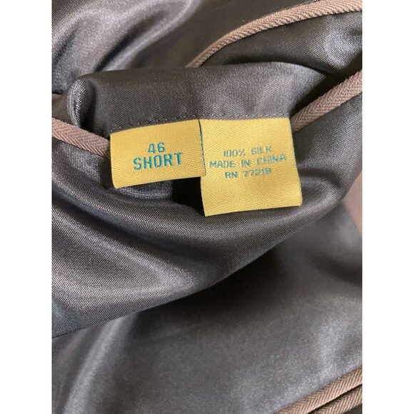 Joseph & Feiss Mens Vintage Blue Sport Coat Blazer 46S 100% Silk Classic Style - Picture 10 of 10